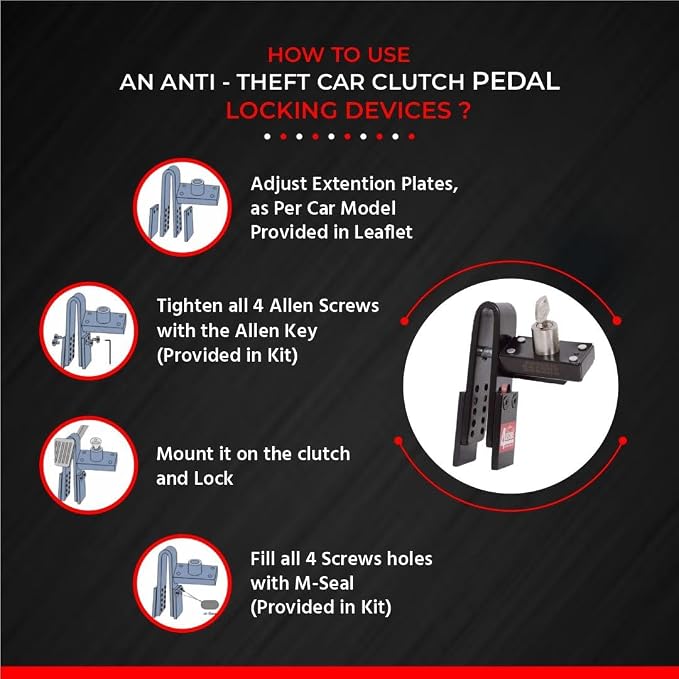 Anti Theft Car Clutch Lock - Image 3